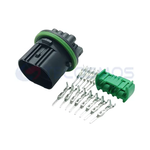Waterproof IP66 Copper Contact ABS/Nylon Housing Wire Harness Hyundai for Headlight Plug for Car 14-Pin Female... - image 3